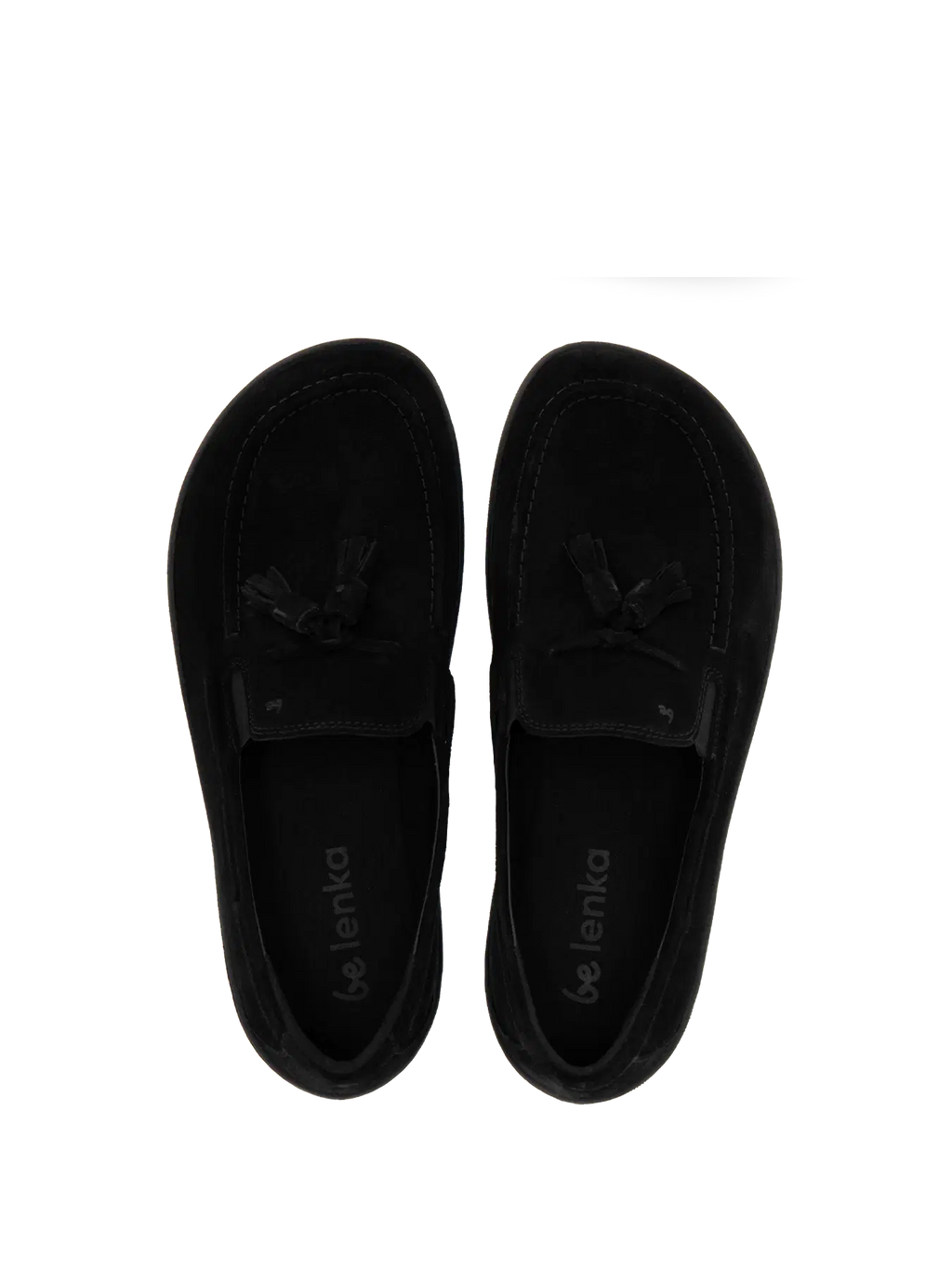 Barefoot Moccasins Be Lenka Portsiders - All Black