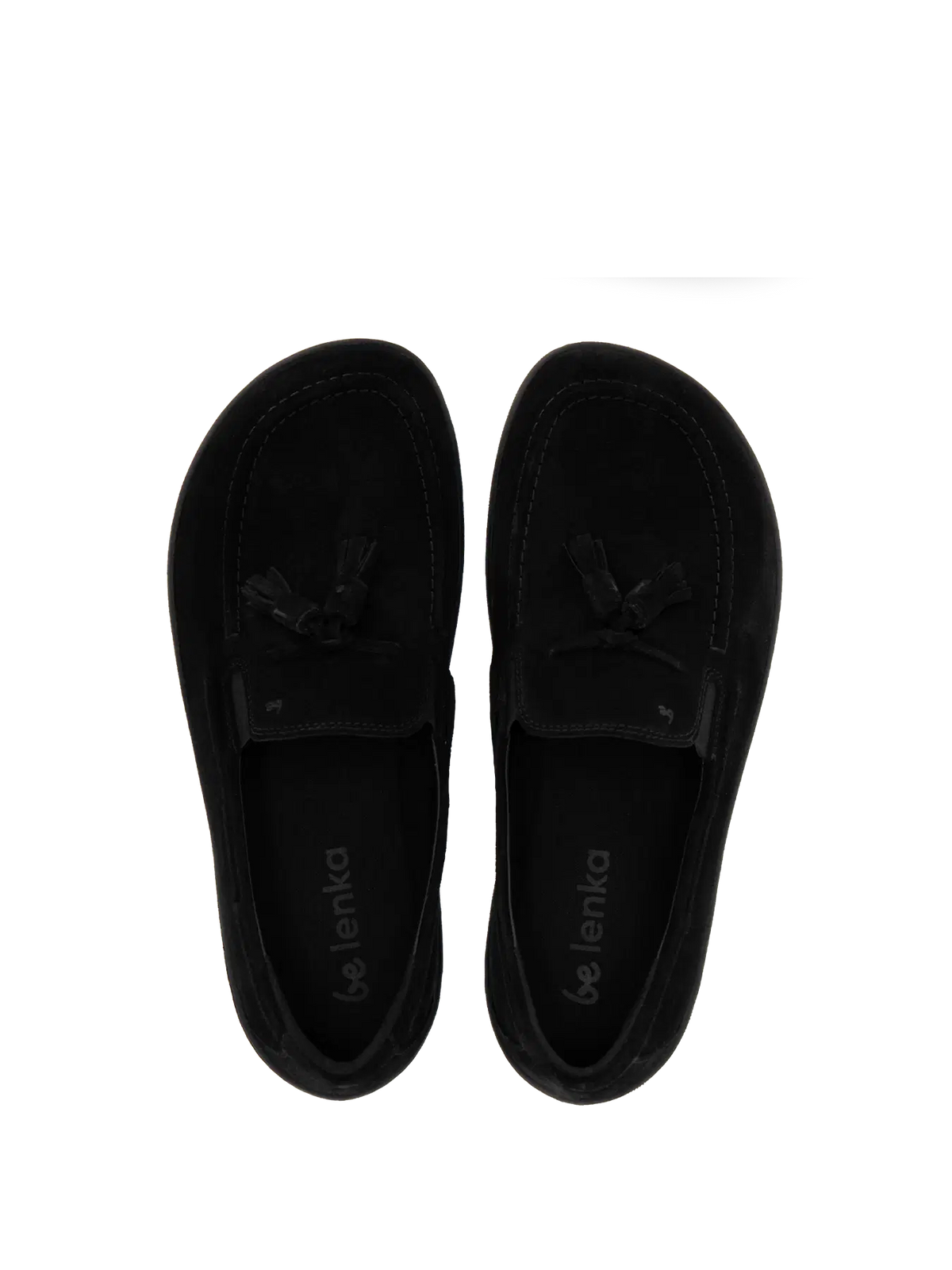 Barefoot Moccasins Be Lenka Portsiders - All Black