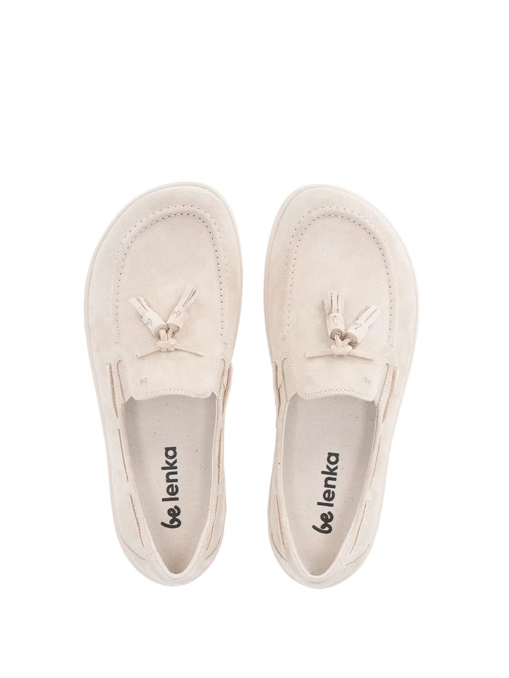 Barfuß-Mokassins Be Lenka Portsiders - Beige