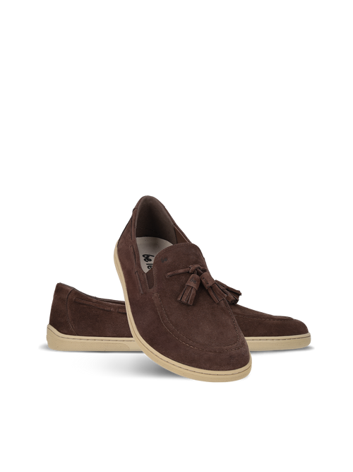 Barefoot Moccasins Be Lenka Portsiders - Dark Brown