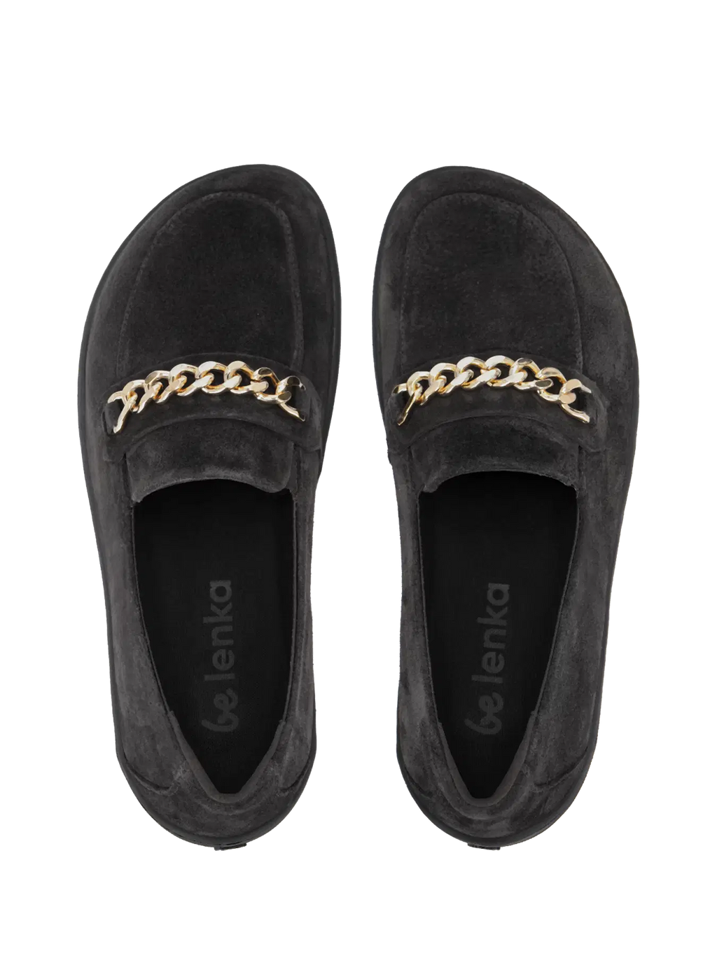 Barefoot Moccasins Be Lenka Prestage - Dark Brown & Gold