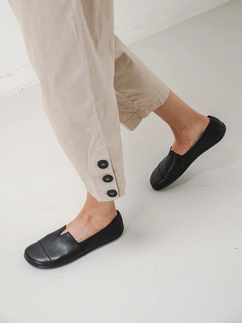 Barefoot Moccasins Be Lenka Rosaluna - All Black