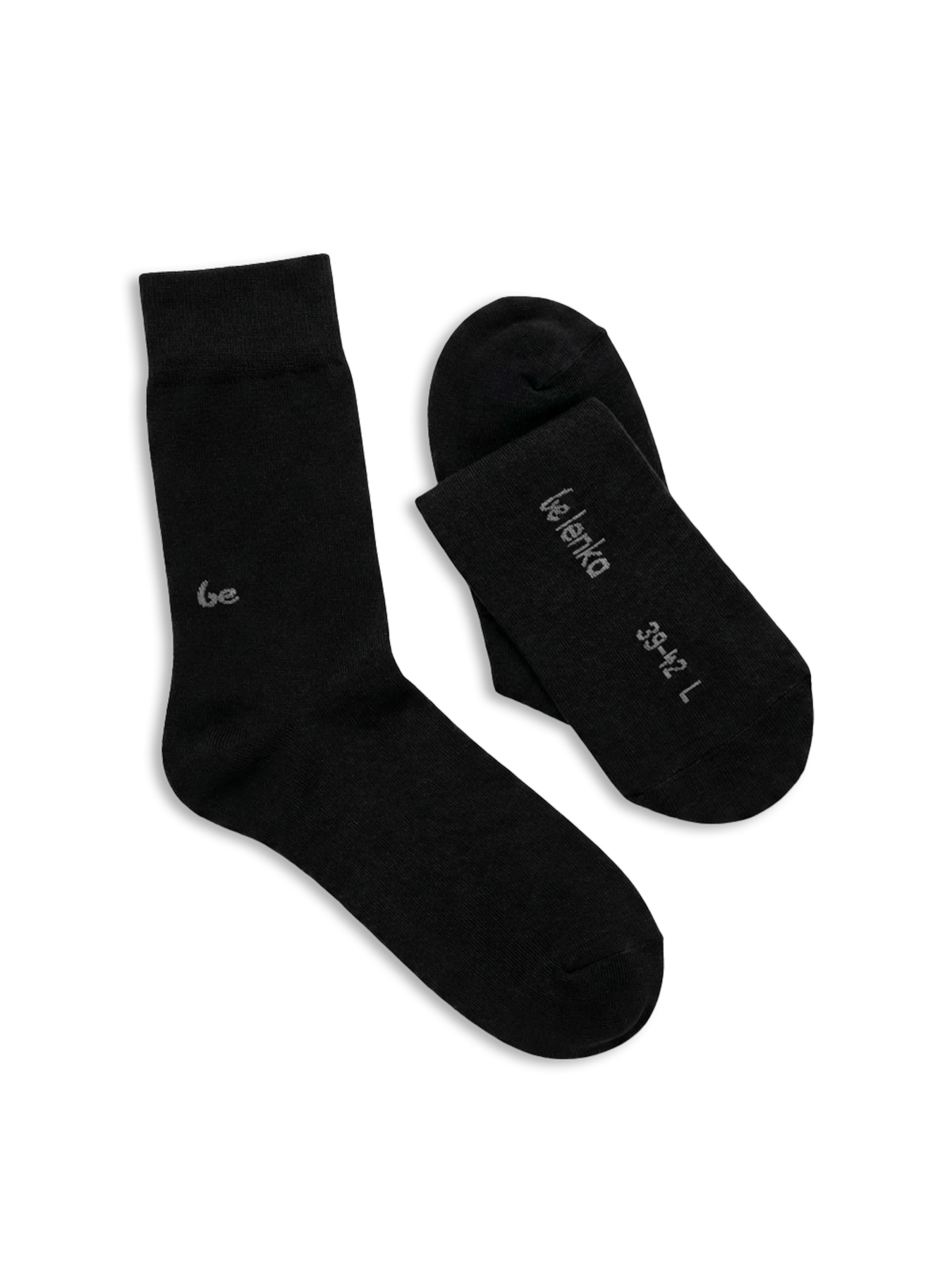 Barfußsocken – Crew – Essentials – Schwarz