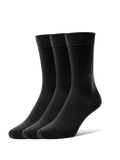 Barfußsocken - Crew - Essentials - Schwarz - 3er-Pack