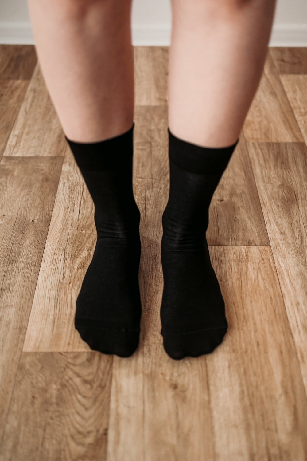 Barfußsocken - Crew - Essentials - Schwarz - 3er-Pack