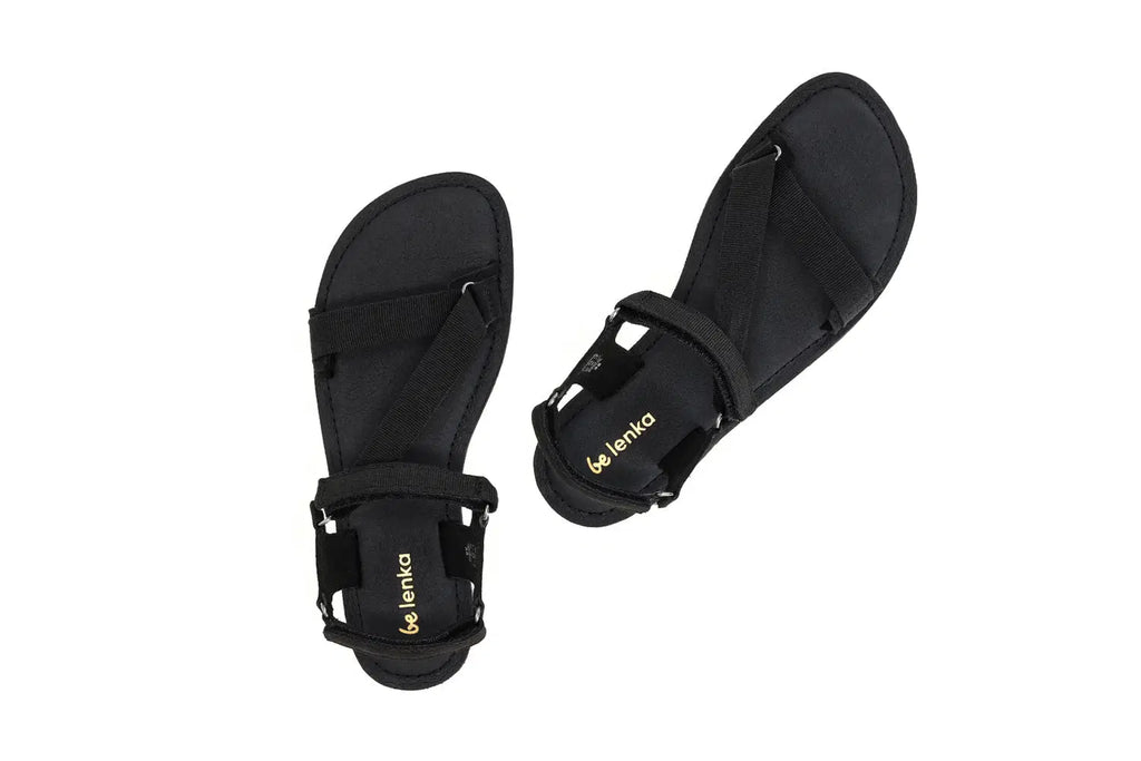 Barefoot Sandals - Be Lenka Flexi 2.0 - Black - BarefootHub - UK Barefoot Shoes