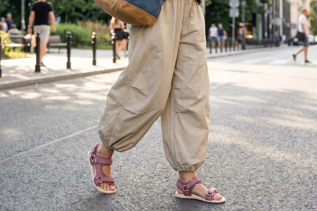 Barefoot Sandals Be Lenka Flow - Dusty Rose - BarefootHub - UK Barefoot Shoes