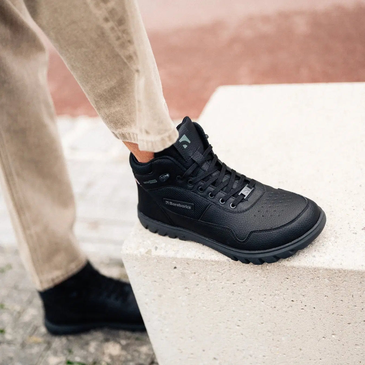 Barefoot Shoes Barebarics UrbanEdge - All Black - BarefootHub - UK Barefoot Shoes