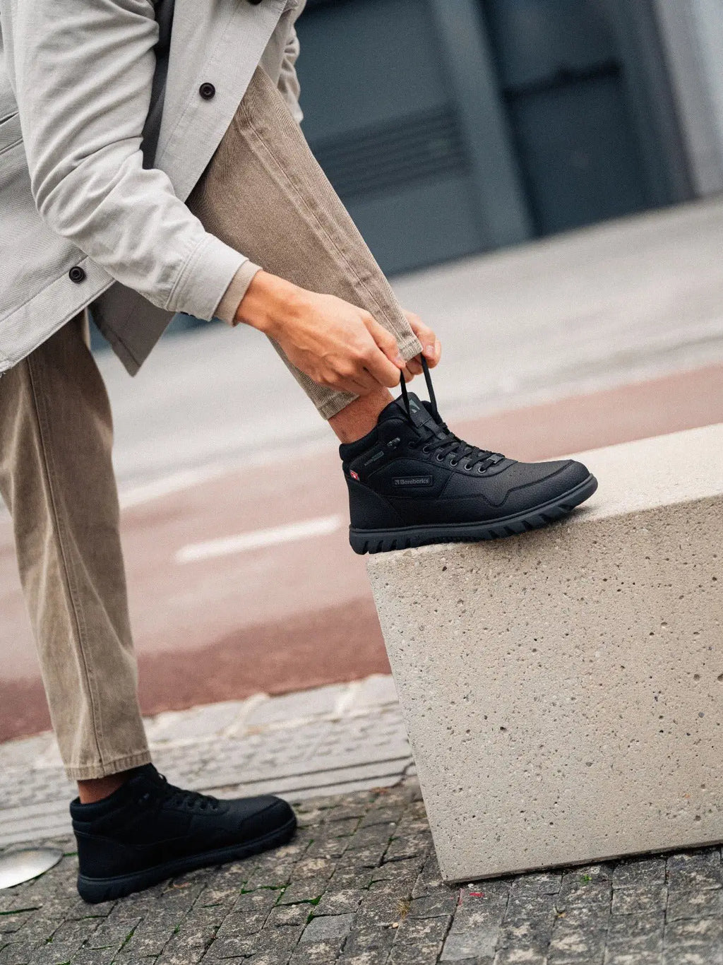 Barefoot Shoes Barebarics UrbanEdge - All Black - BarefootHub - UK Barefoot Shoes