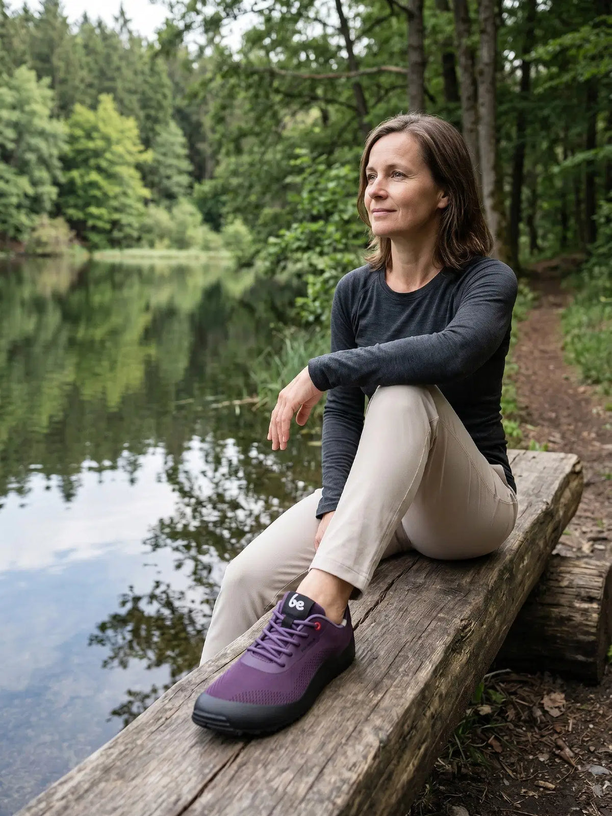 Barefoot Shoes Be Lenka Trailair - Plum - BarefootHub - UK Barefoot Shoes