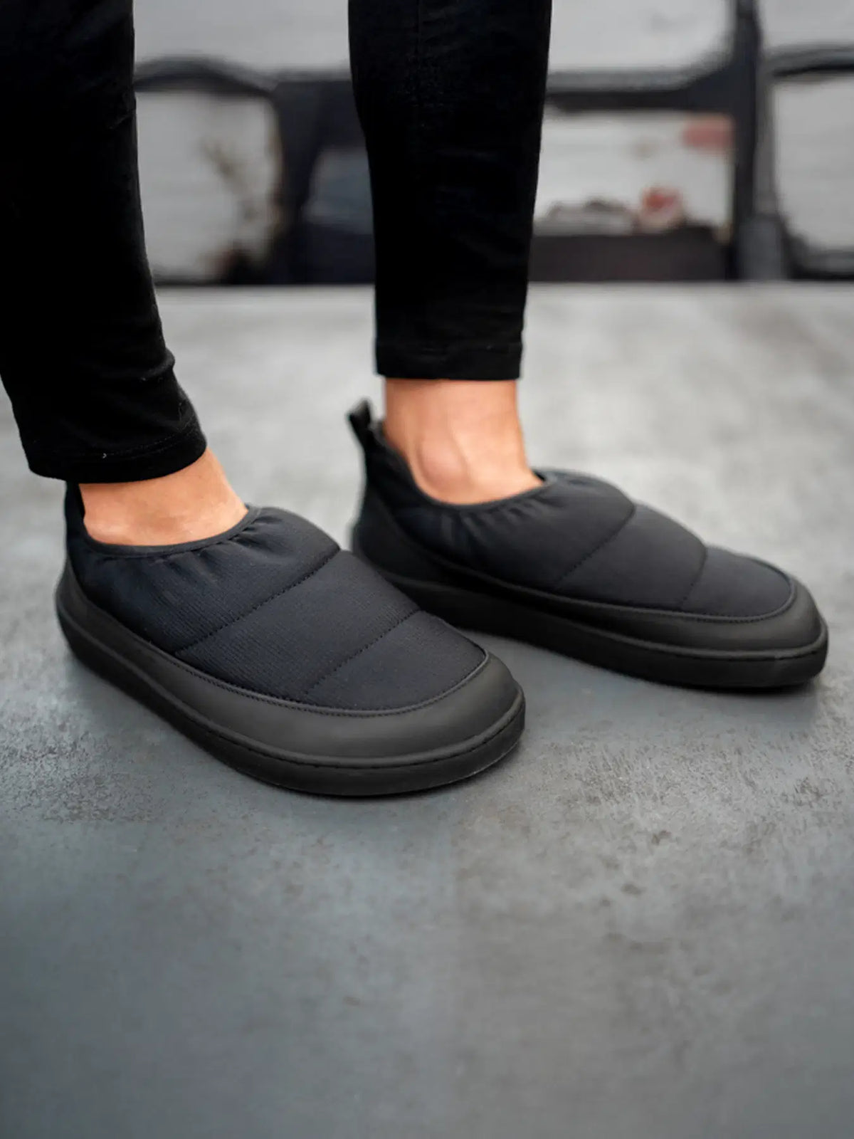 Barfuß Slipper Be Lenka Nimbus - All Black
