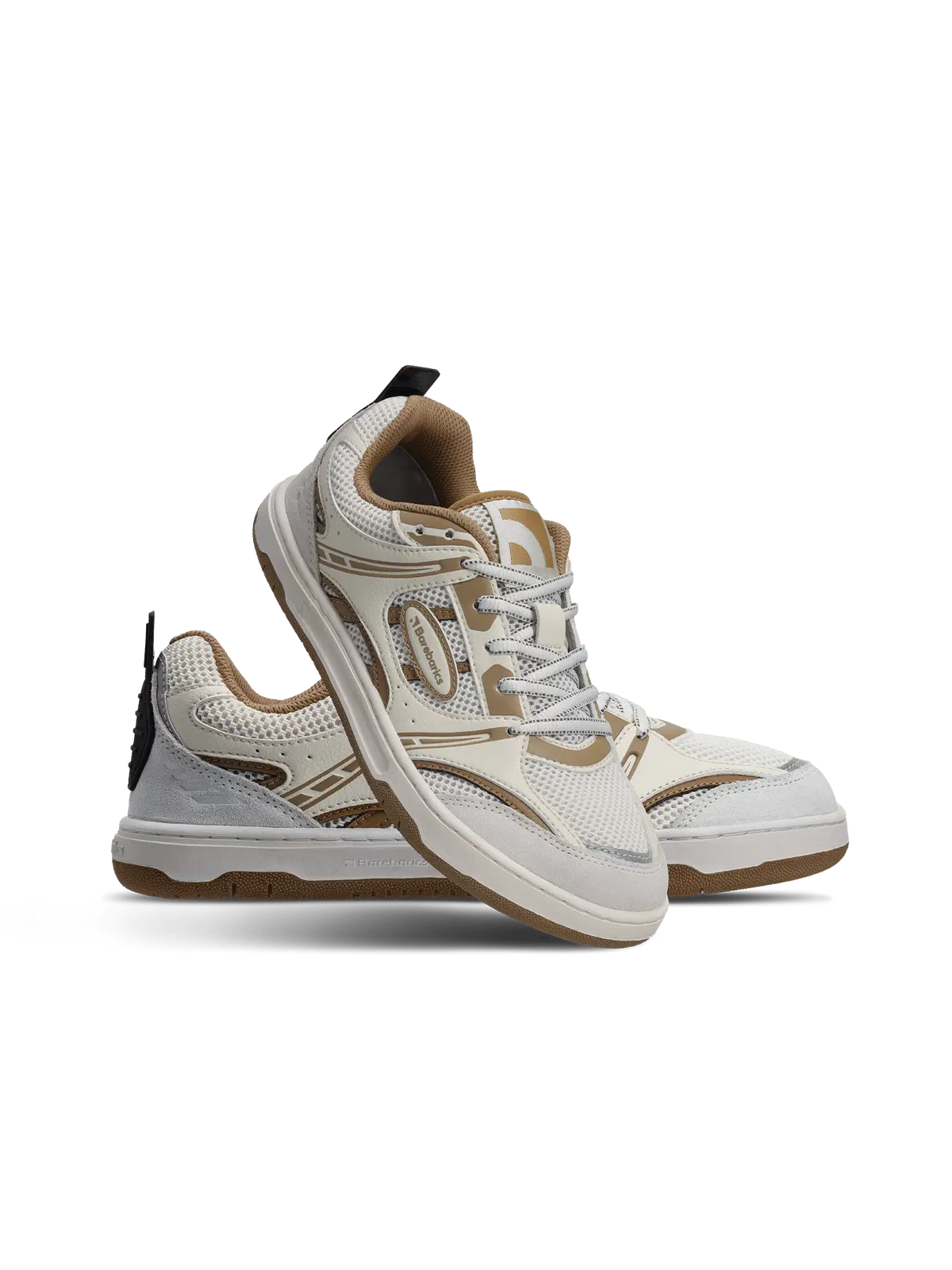 Barefoot Sneakers Barebarics Dropsta - Beige - BarefootHub - UK Barefoot Shoes