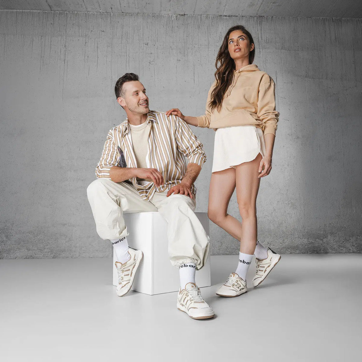 Barefoot Sneakers Barebarics Dropsta - Beige - BarefootHub - UK Barefoot Shoes