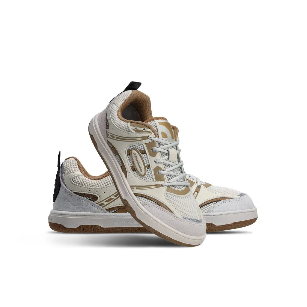 Barefoot Sneakers Barebarics Dropsta - Beige - BarefootHub - UK Barefoot Shoes