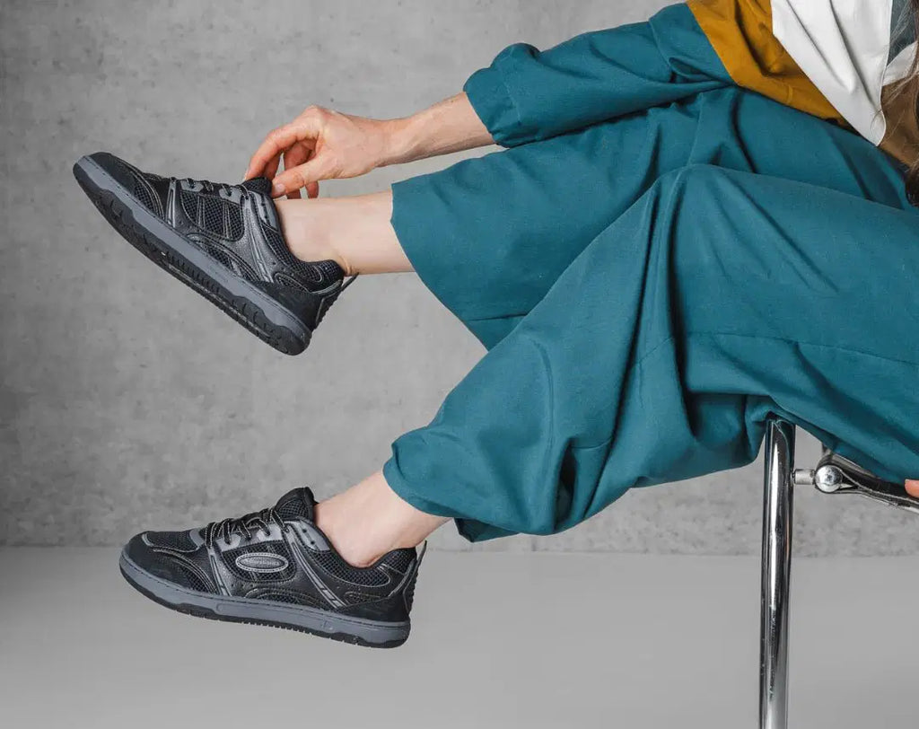 Barefoot Sneakers Barebarics Dropsta - Black - BarefootHub - UK Barefoot Shoes