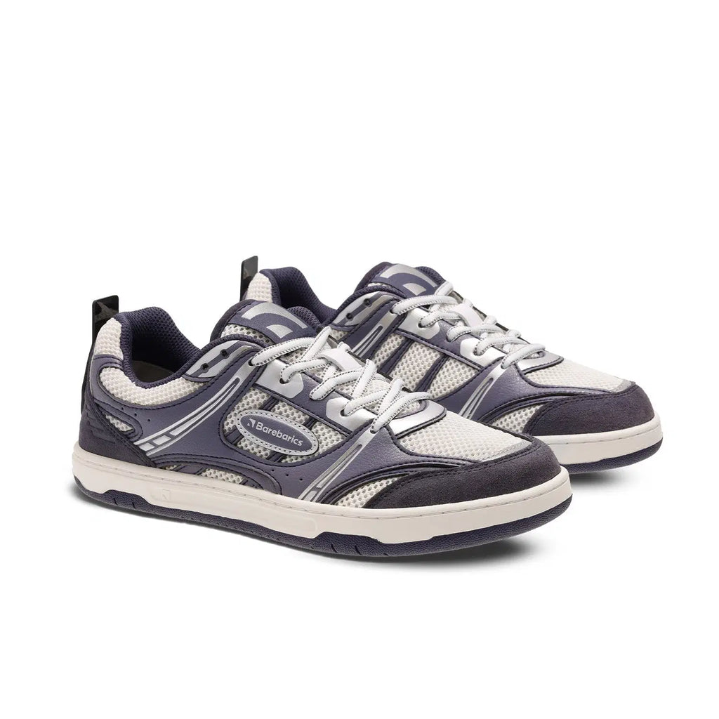 Barefoot Sneakers Barebarics Dropsta - Blue & Silver - BarefootHub - UK Barefoot Shoes