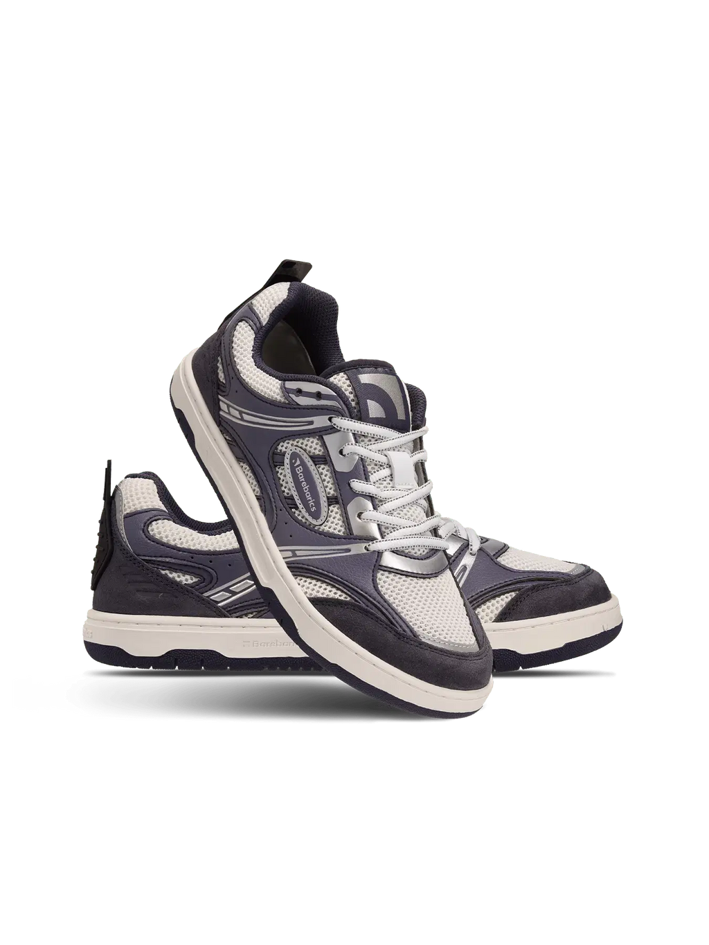 Barefoot Sneakers Barebarics Dropsta - Blue & Silver - BarefootHub - UK Barefoot Shoes