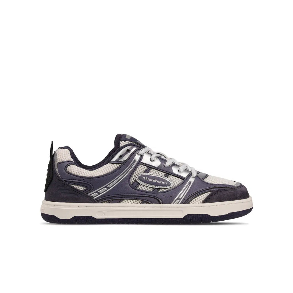 Barefoot Sneakers Barebarics Dropsta - Blue & Silver - BarefootHub - UK Barefoot Shoes