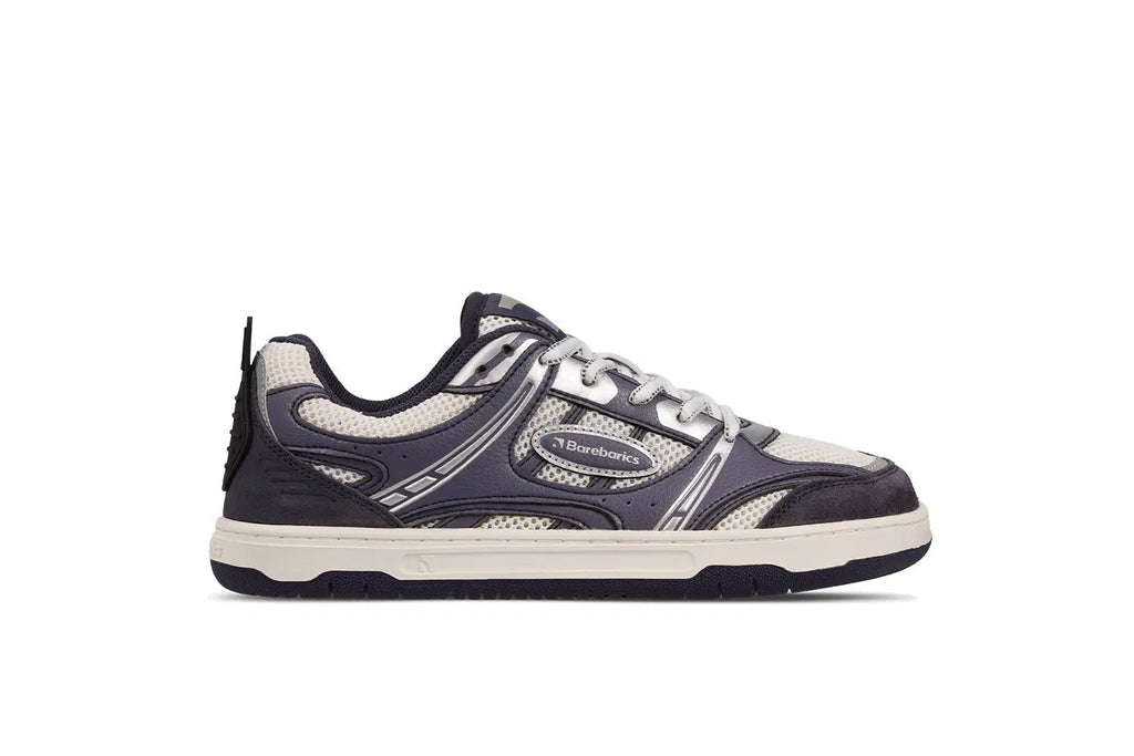 Barefoot Sneakers Barebarics Dropsta - Blue & Silver - BarefootHub - UK Barefoot Shoes
