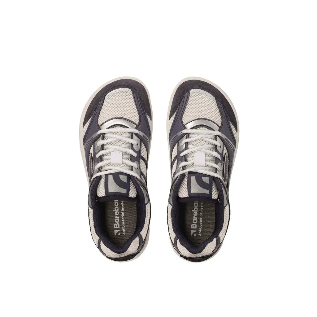 Barefoot Sneakers Barebarics Dropsta - Blue & Silver - BarefootHub - UK Barefoot Shoes