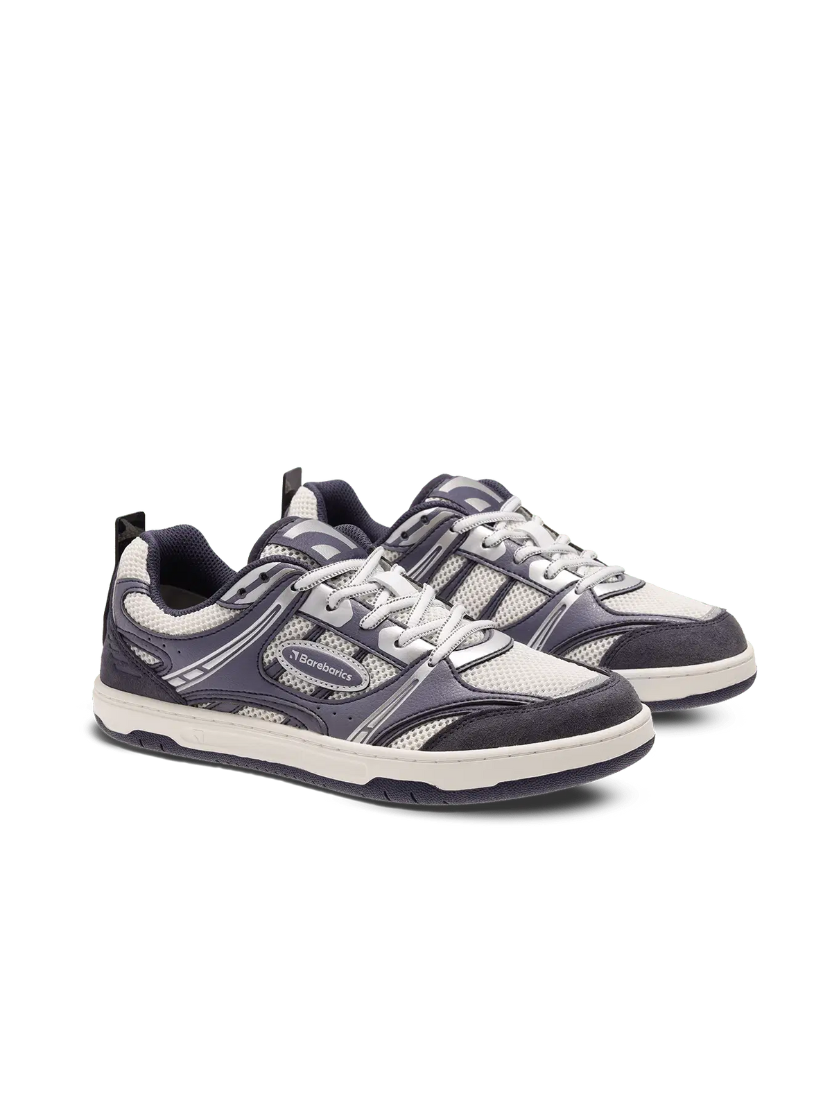Barefoot Sneakers Barebarics Dropsta - Blue & Silver - BarefootHub - UK Barefoot Shoes