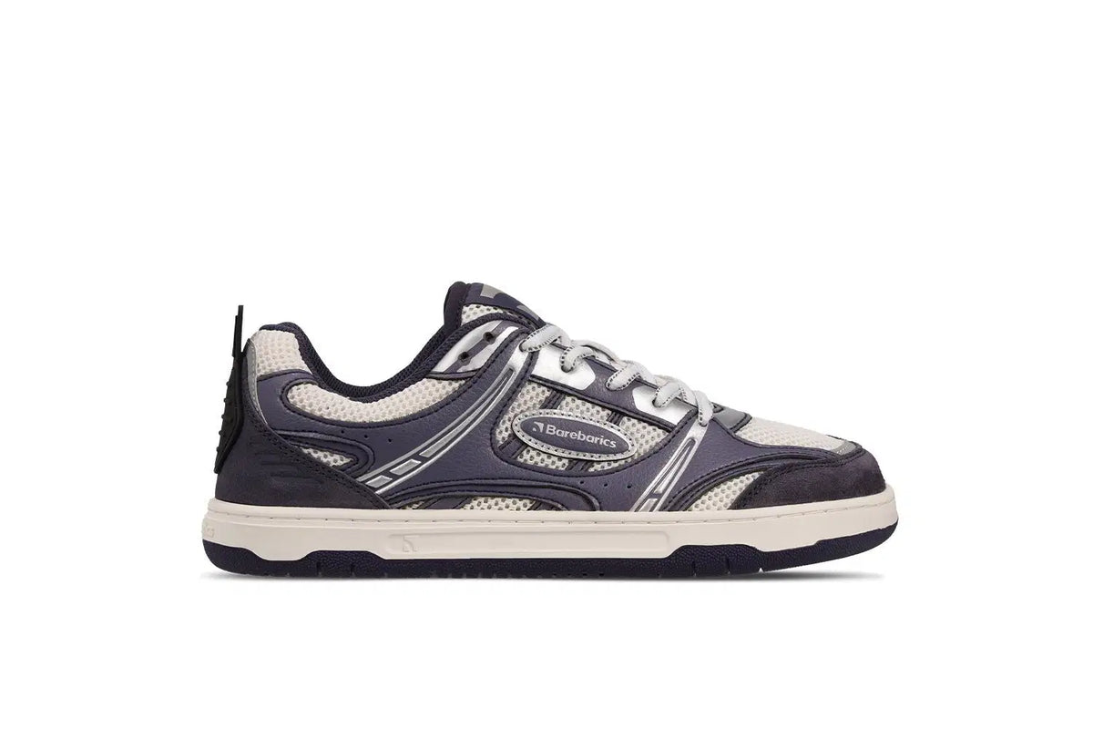 Barefoot Sneakers Barebarics Dropsta - Blue & Silver - BarefootHub - UK Barefoot Shoes