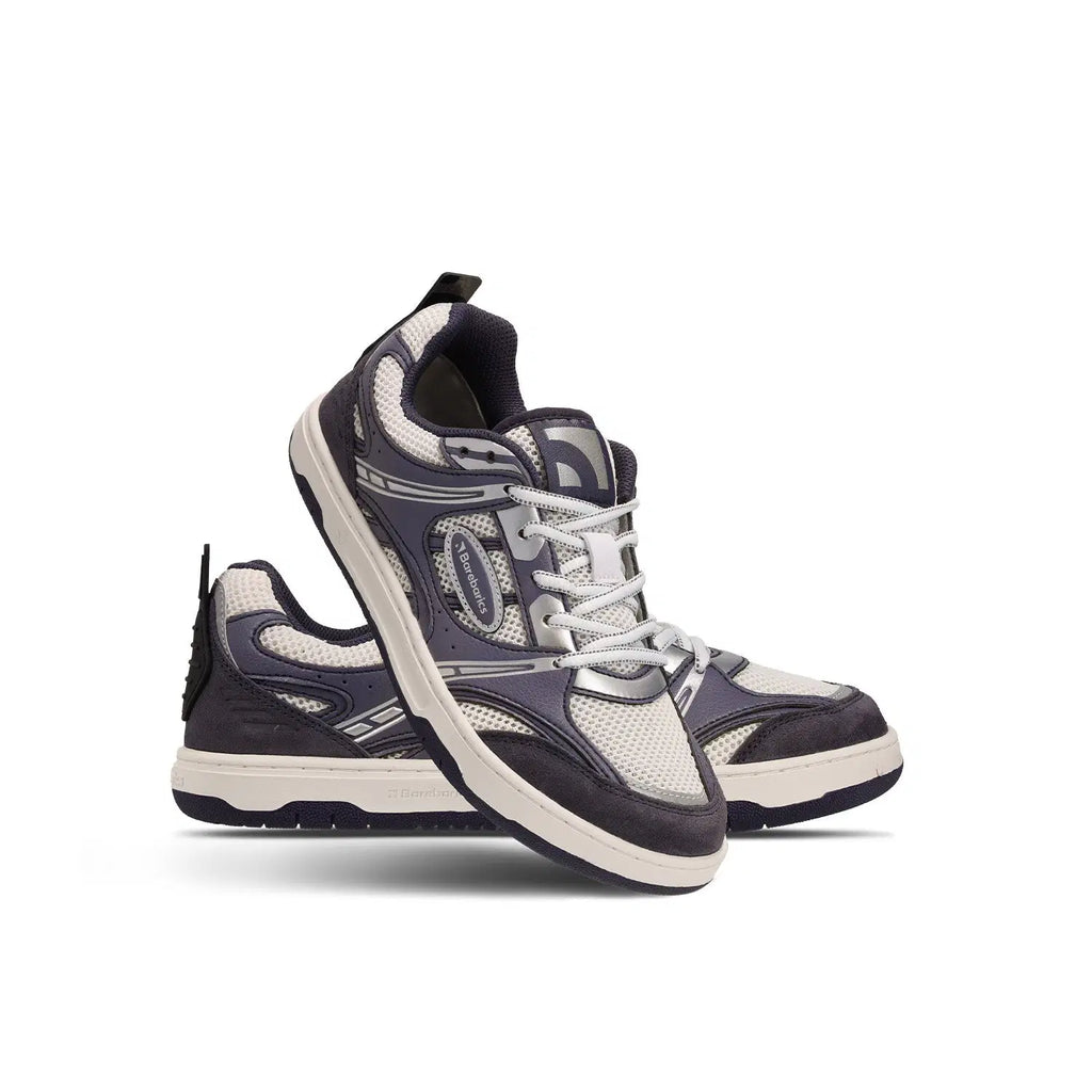 Barefoot Sneakers Barebarics Dropsta - Blue & Silver - BarefootHub - UK Barefoot Shoes