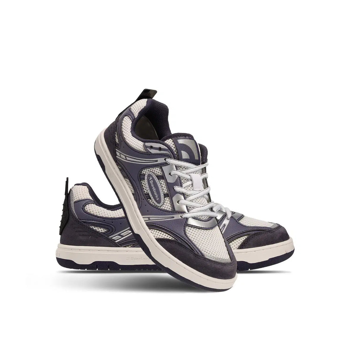 Barefoot Sneakers Barebarics Dropsta - Blue & Silver - BarefootHub - UK Barefoot Shoes