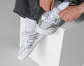 Barefoot Sneakers Barebarics Dropsta - Silver & White - BarefootHub - UK Barefoot Shoes