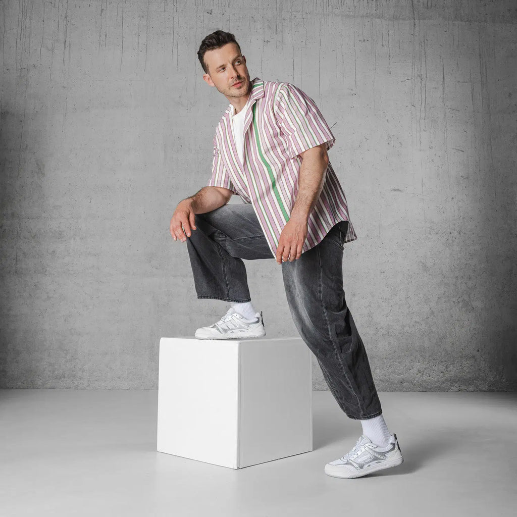 Barefoot Sneakers Barebarics Dropsta - Silver & White - BarefootHub - UK Barefoot Shoes