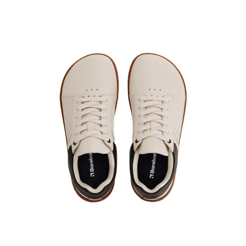 Barefoot Sneakers Barebarics Enigma - Ivory - BarefootHub - UK Barefoot Shoes