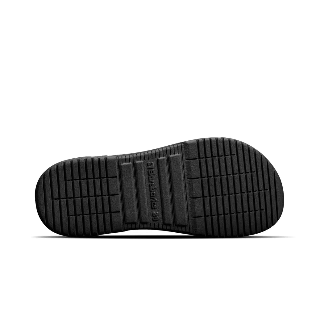 Barefoot Sneakers Barebarics Zing Denim - All Black - BarefootHub - UK Barefoot Shoes