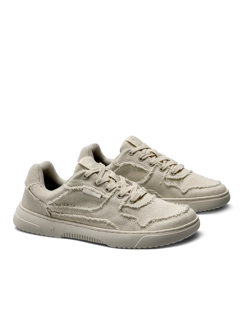 Barefoot Sneakers Barebarics Zing Denim - Cream White - BarefootHub - UK Barefoot Shoes