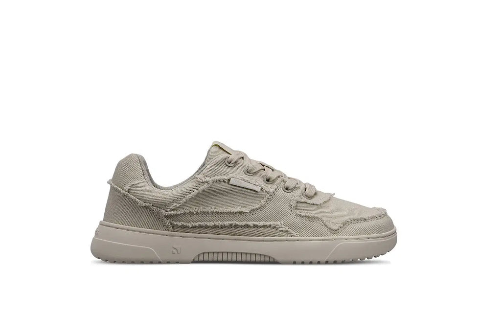 Barefoot Sneakers Barebarics Zing Denim - Cream White - BarefootHub - UK Barefoot Shoes
