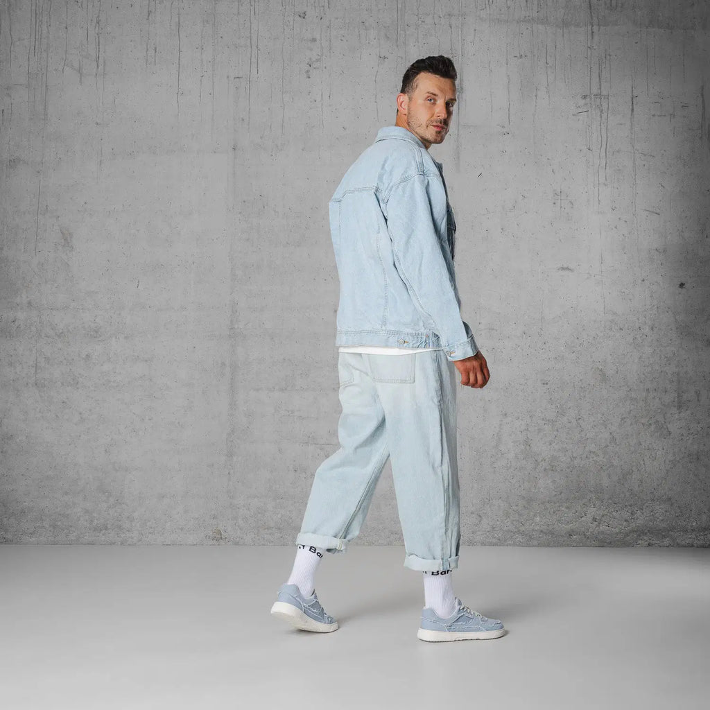 Barefoot Sneakers Barebarics Zing Denim - Light Blue - BarefootHub - UK Barefoot Shoes