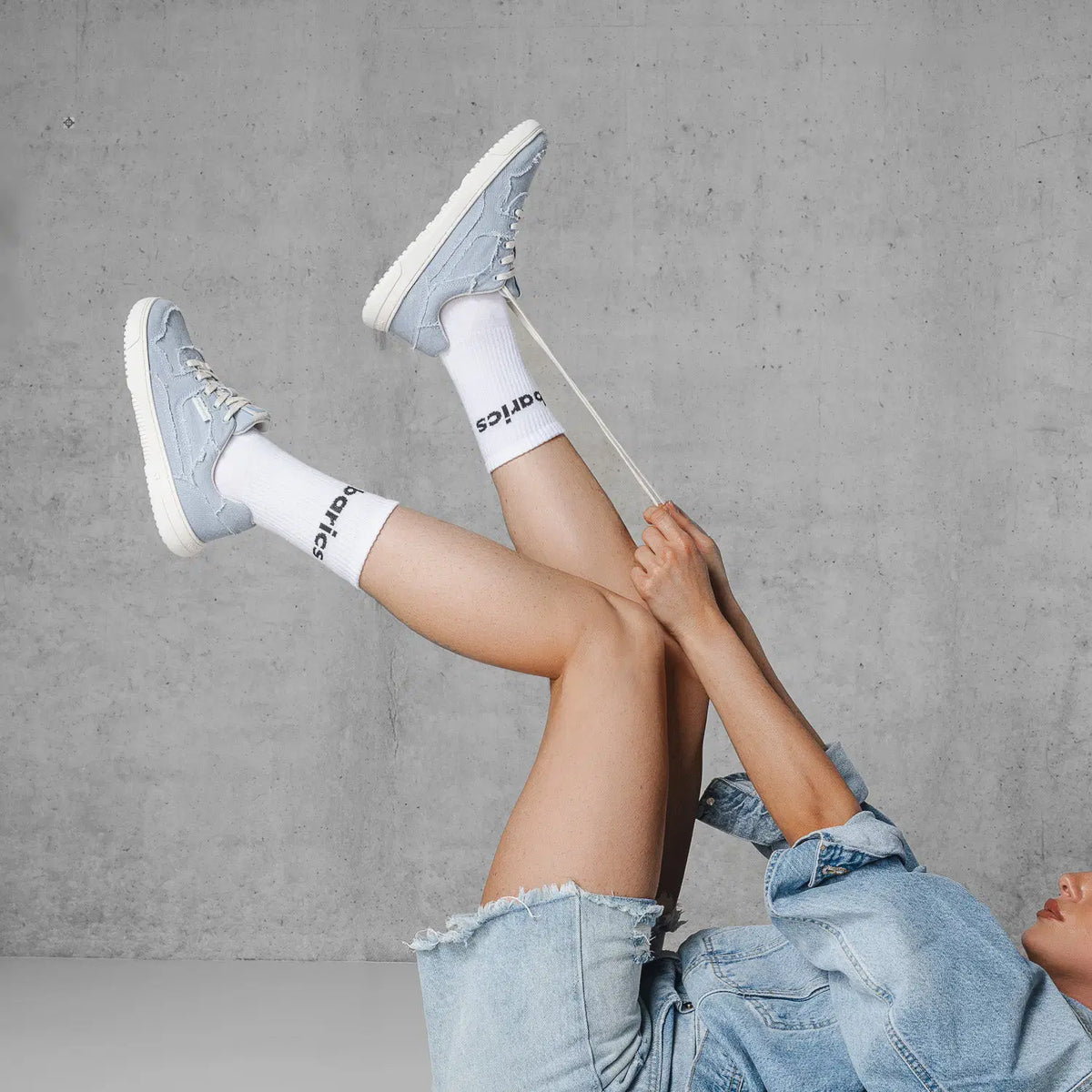 Barefoot Sneakers Barebarics Zing Denim - Light Blue - BarefootHub - UK Barefoot Shoes