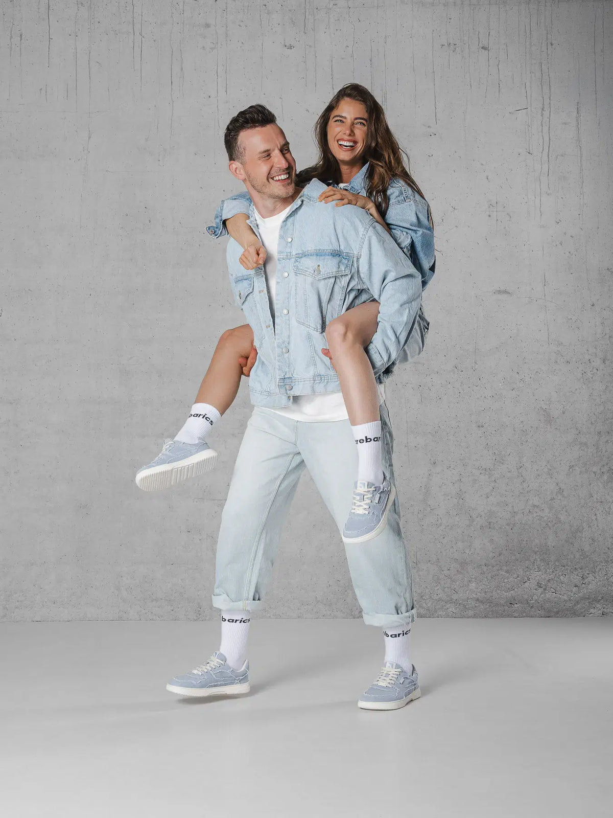 Barefoot Sneakers Barebarics Zing Denim - Light Blue - BarefootHub - UK Barefoot Shoes