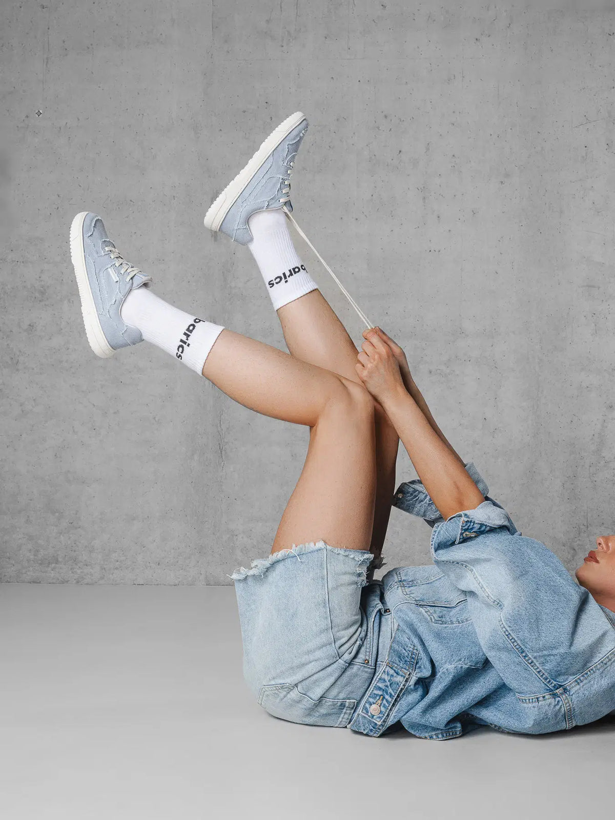Barefoot Sneakers Barebarics Zing Denim - Light Blue - BarefootHub - UK Barefoot Shoes