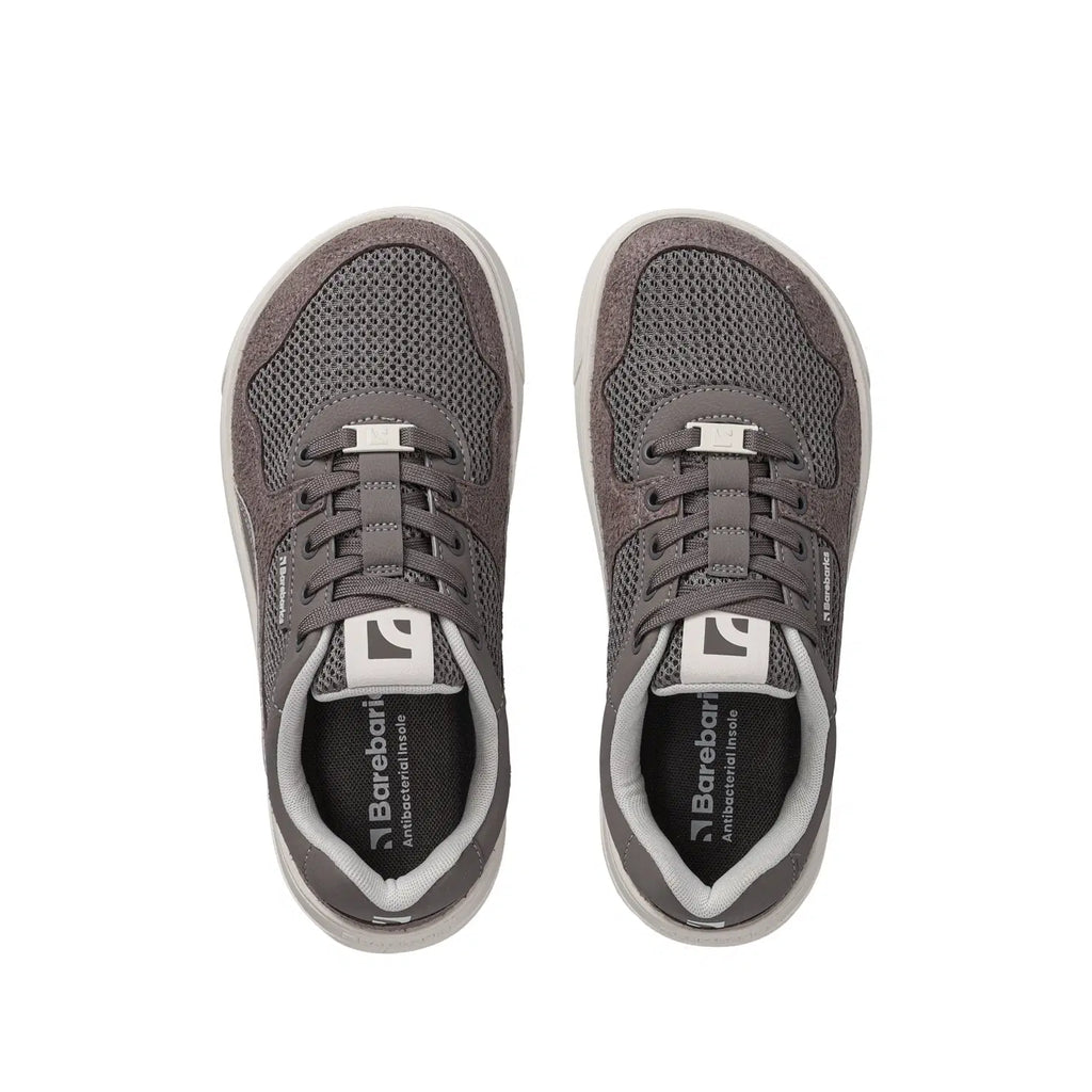 Barefoot Sneakers Barebarics Zing - Fresh - Dark Grey - BarefootHub - UK Barefoot Shoes
