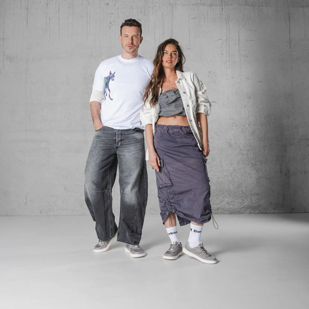 Barefoot Sneakers Barebarics Zing - Fresh - Dark Grey - BarefootHub - UK Barefoot Shoes