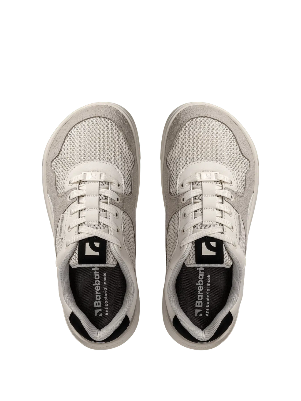 Barefoot Sneakers Barebarics Zing - Fresh - White & Beige - BarefootHub - UK Barefoot Shoes