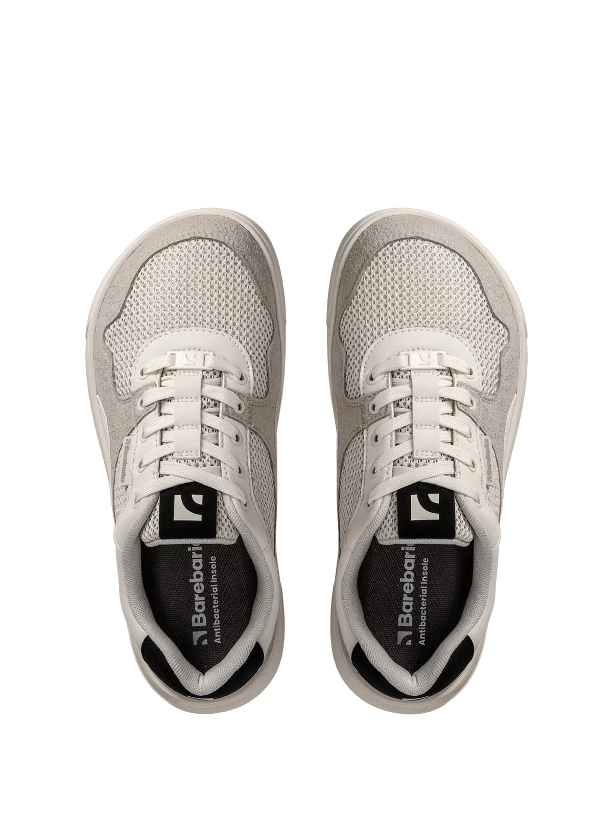 Barefoot Sneakers Barebarics Zing - Fresh - White & Beige - BarefootHub - UK Barefoot Shoes