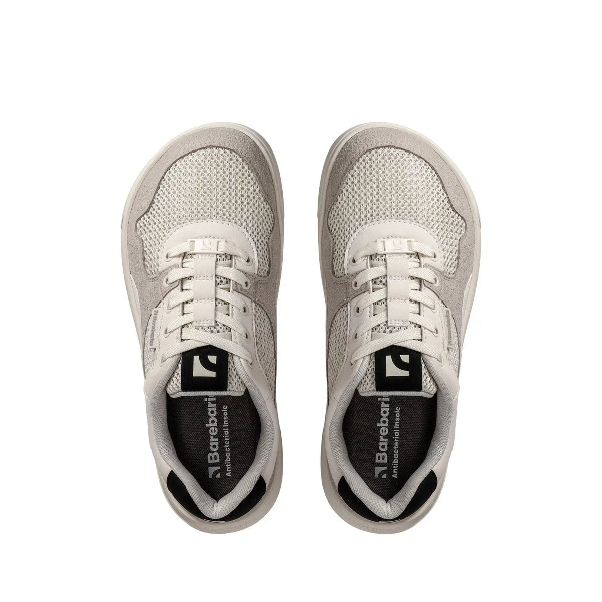Barefoot Sneakers Barebarics Zing - Fresh - White & Beige - BarefootHub - UK Barefoot Shoes