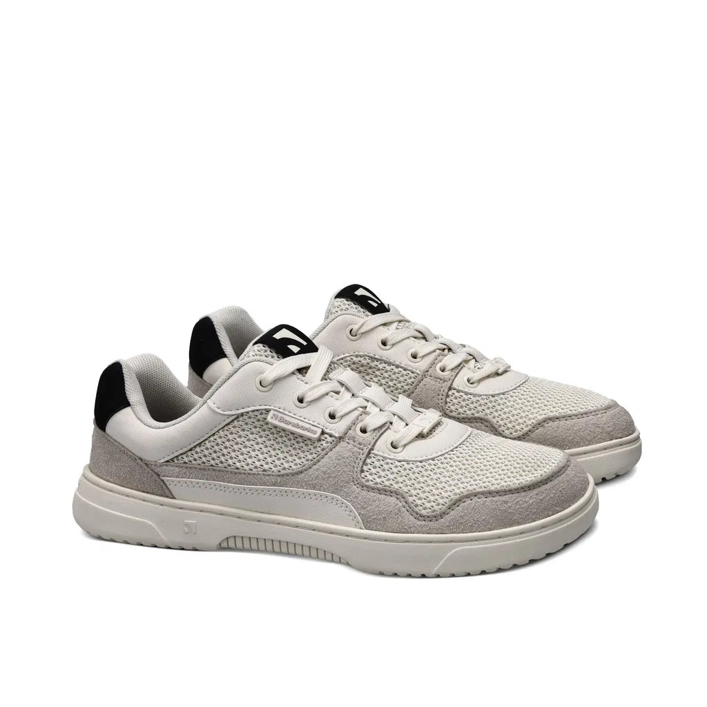 Barefoot Sneakers Barebarics Zing - Fresh - White & Beige - BarefootHub - UK Barefoot Shoes