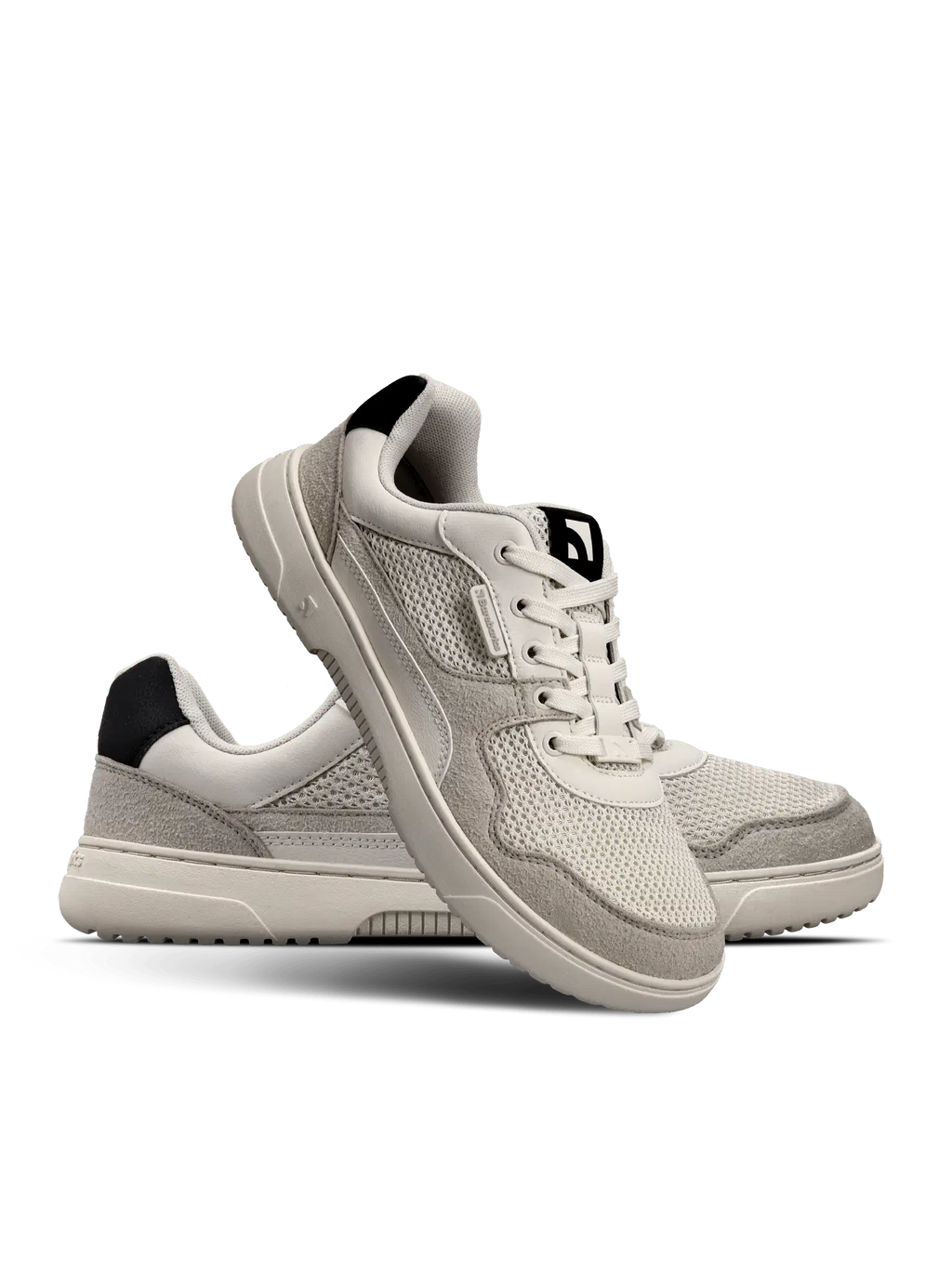Barefoot Sneakers Barebarics Zing - Fresh - White & Beige - BarefootHub - UK Barefoot Shoes