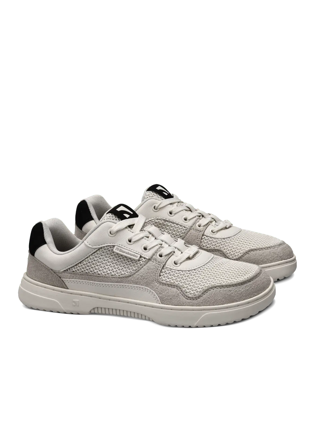 Barefoot Sneakers Barebarics Zing - Fresh - White & Beige - BarefootHub - UK Barefoot Shoes