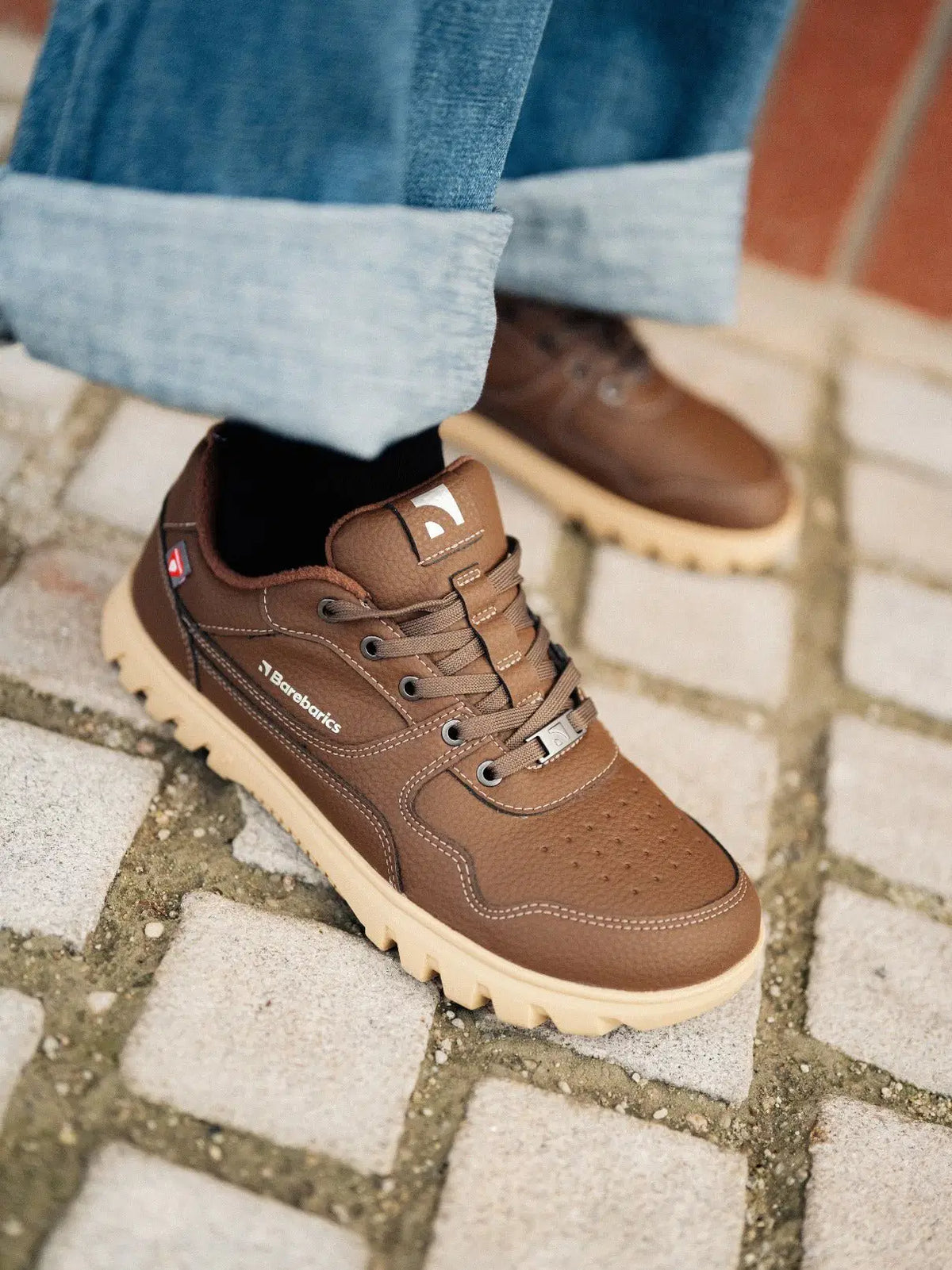 Barefoot Sneakers Barebarics Zing Frost - Dark Brown - BarefootHub - UK Barefoot Shoes