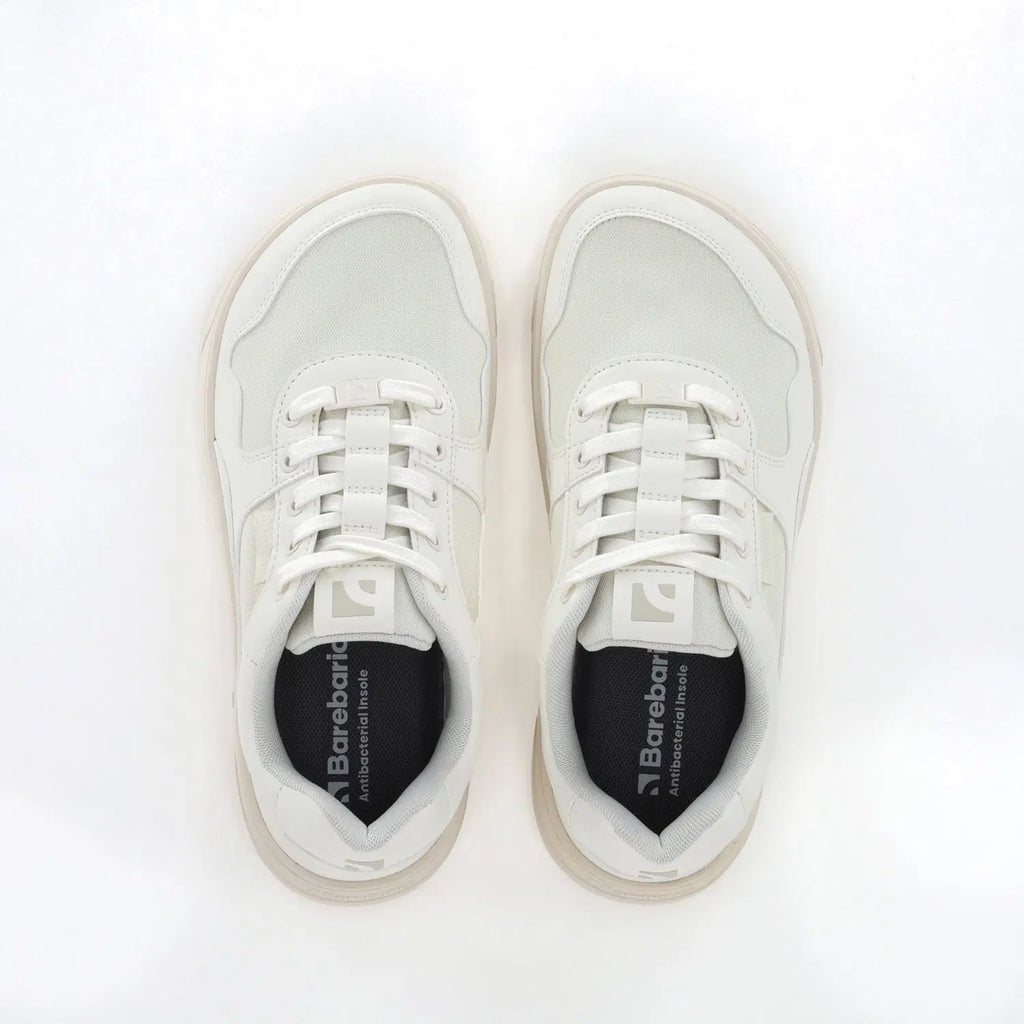 Barefoot Sneakers Barebarics Zing - Off-White - BarefootHub - UK Barefoot Shoes