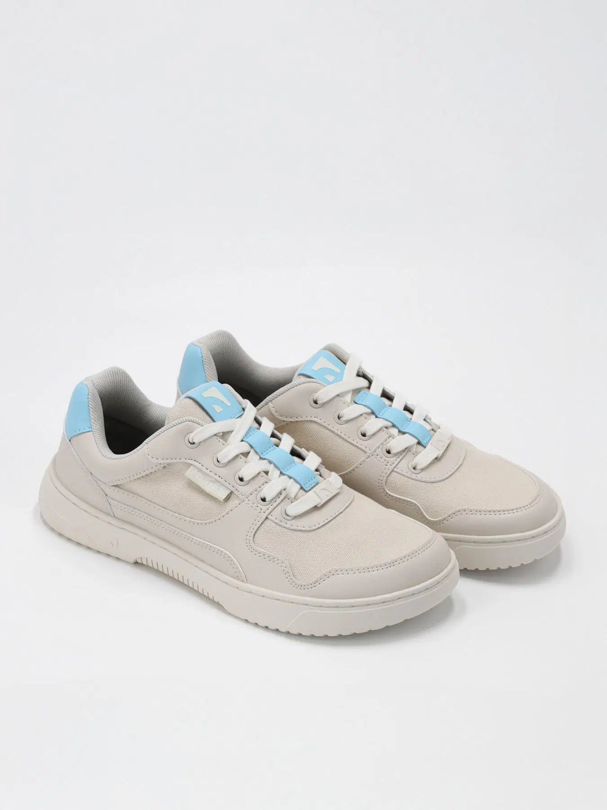 Barefoot Sneakers Barebarics Zing - Off-White & Blue - BarefootHub - UK Barefoot Shoes