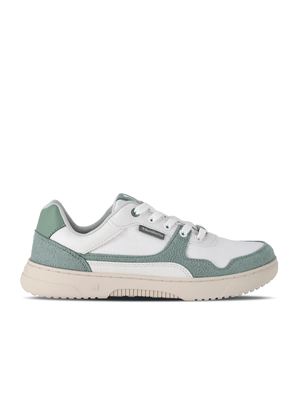 Barefoot Sneakers Barebarics Zing - White & Green - BarefootHub - UK Barefoot Shoes